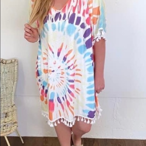 Other - Tie Dye Coverup Plus OneSize